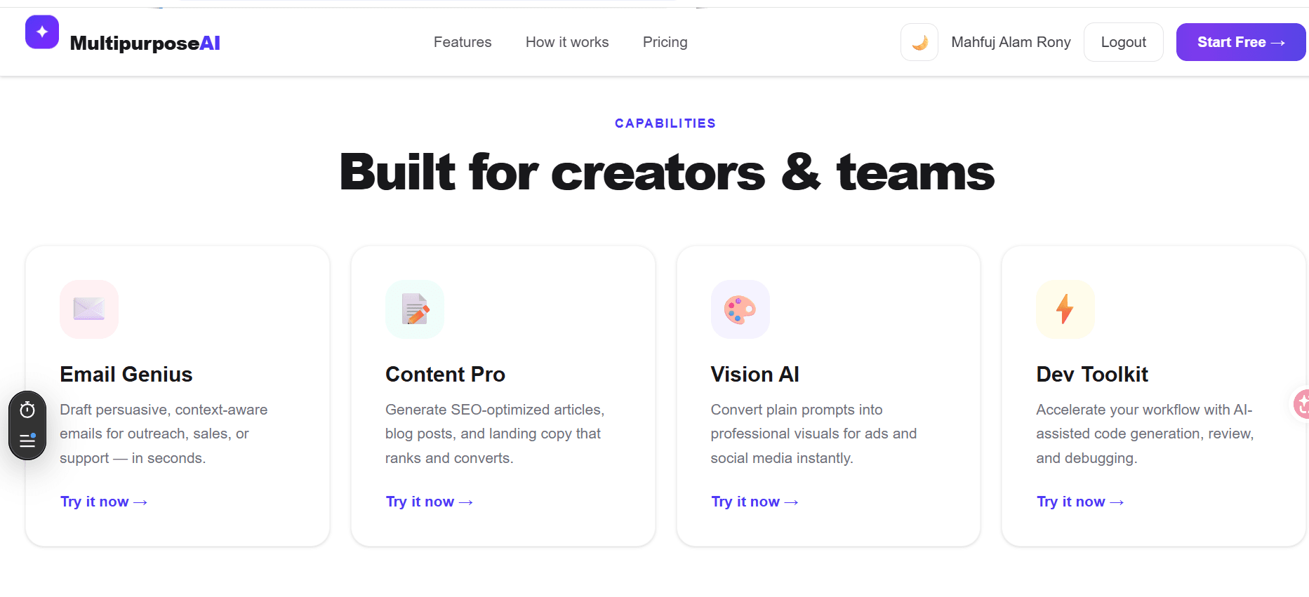 Multipurpose AI Tool